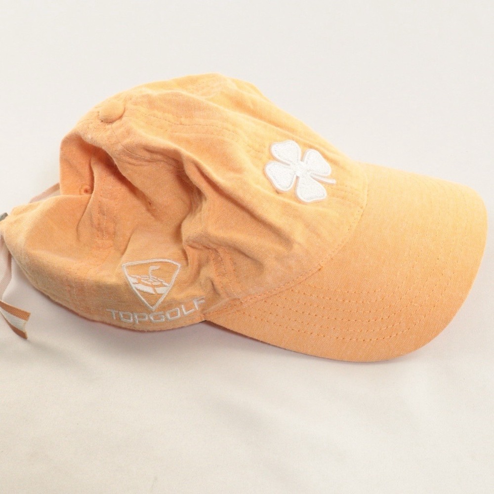 Black Clover LIVE LUCKY‎ TOP GOLF Hat Cap Orange Adjustable Cotton Breathable - Picture 5 of 10